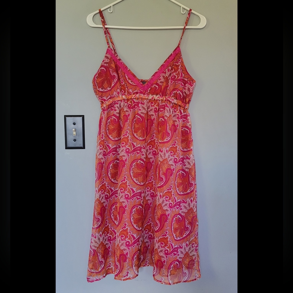 Dots Y2K Era Paisley Print Dress